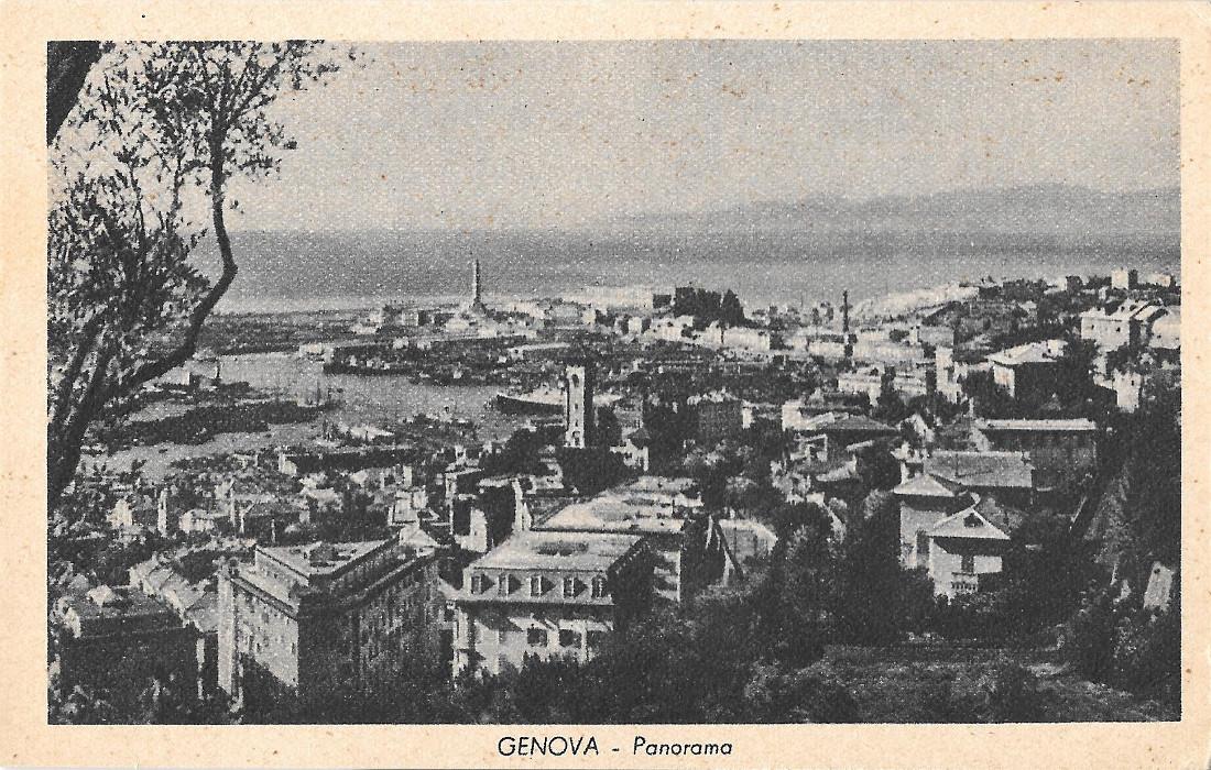 Genova. Panorama. Non viaggiata, originale