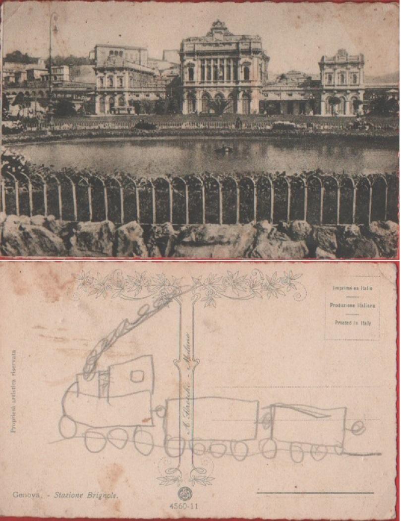 Genova. Stazione Brignole - Non viaggiata