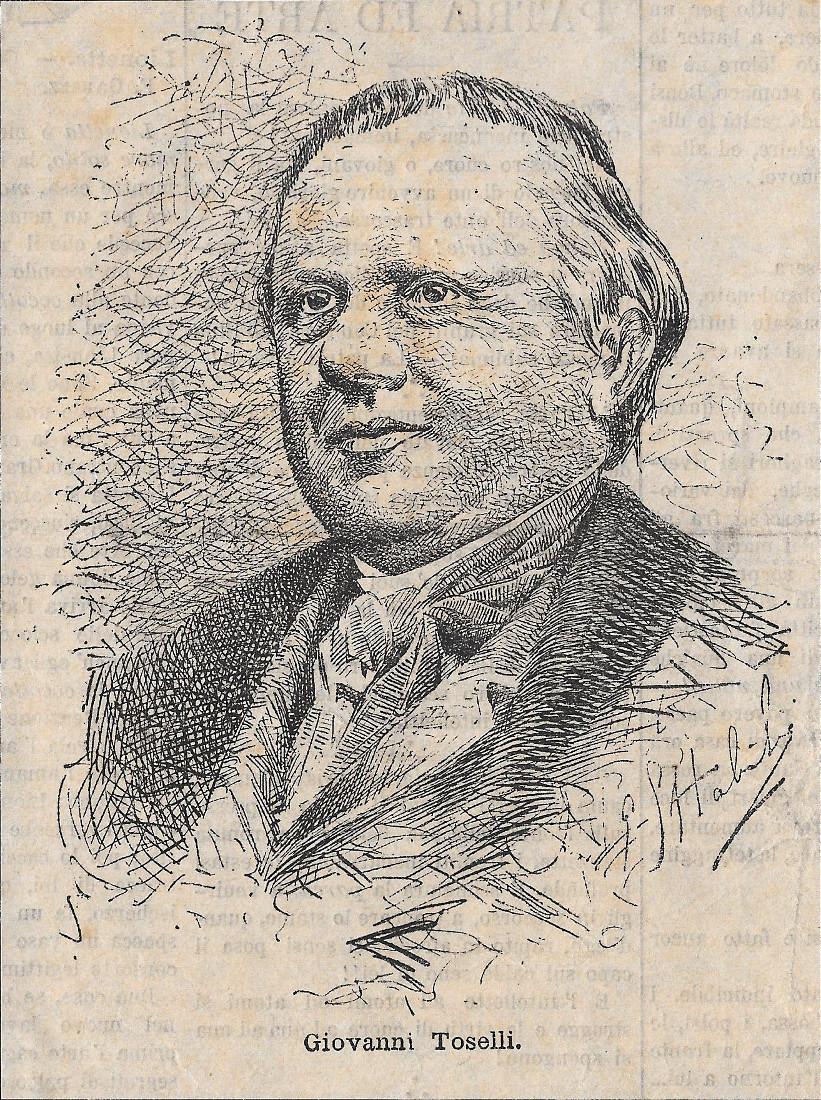Giovanni Toselli. Stampa 1886