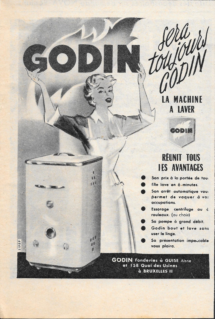 Godin la machine a laver - Advertising 1955