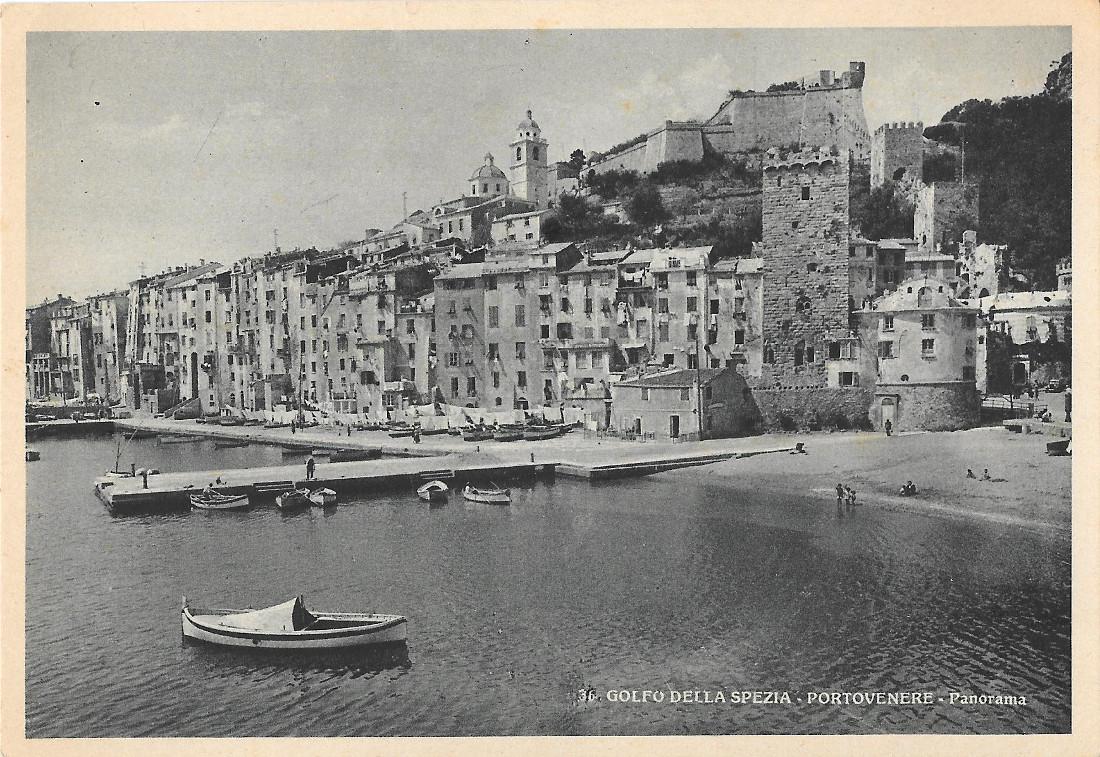 Golfo della Spezia. Portovenere. Panorama. Non viaggiata, originale