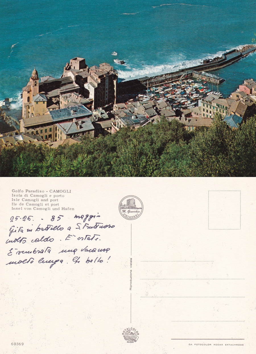 Golfo Paradiso. Camogli (GE). Non viaggiata