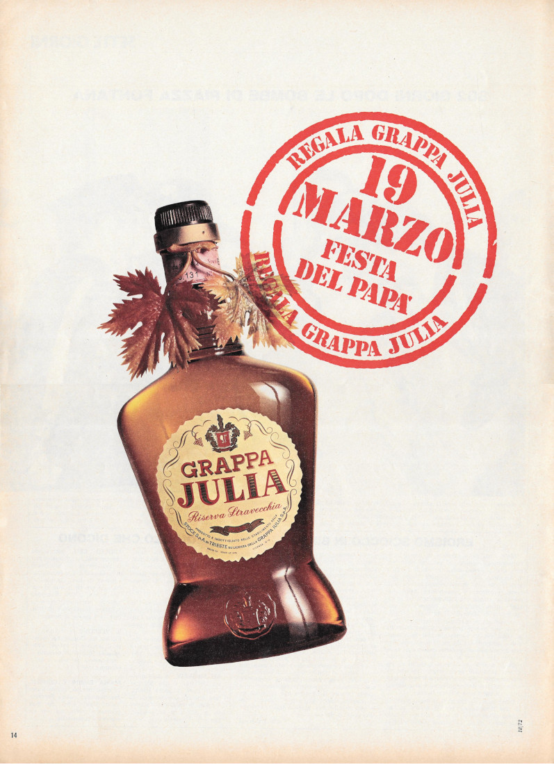 Grappa Julia - Advertising 1972