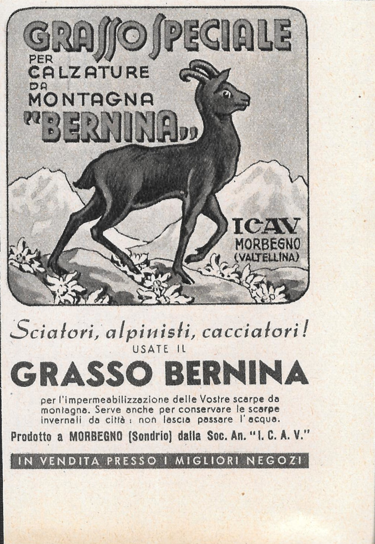 Grasso Bernina / Stilografica Tabo - Advertising 1943