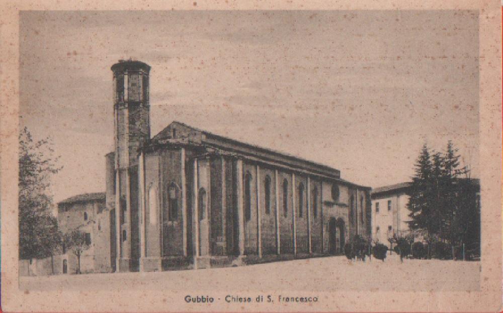 Gubbio. Chiesa di S. Francesco. Non viaggiata