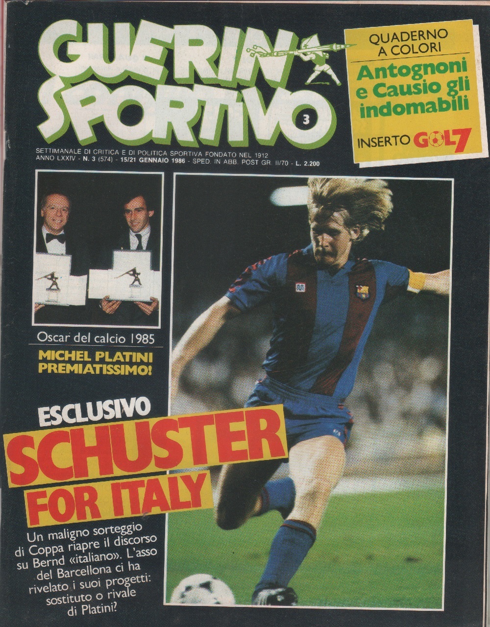 Guerin Sportivo n. 3. 1986