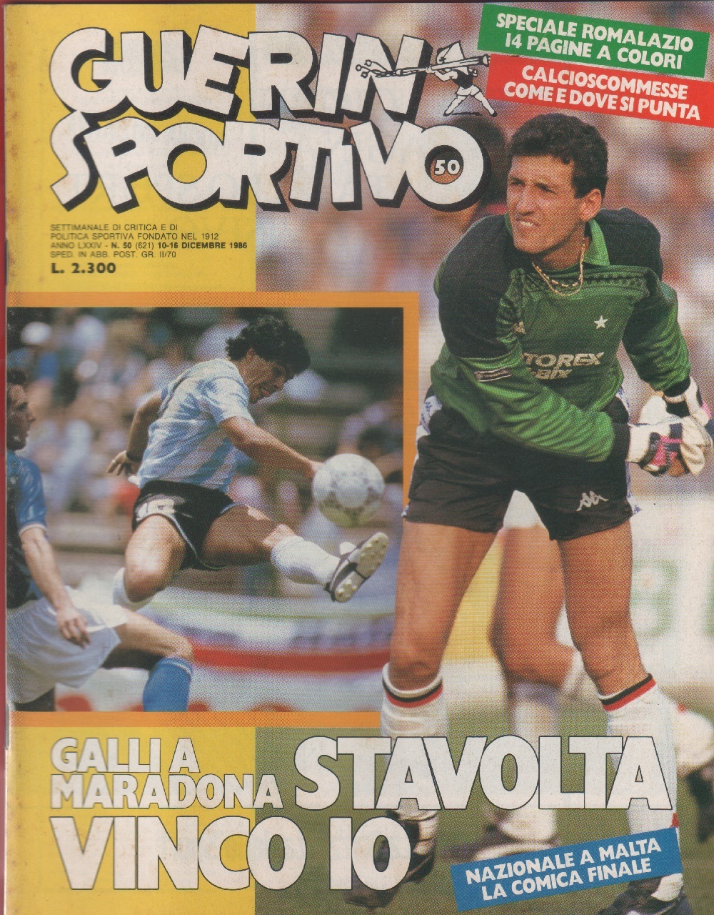 Guerin Sportivo n. 50. 1986.
