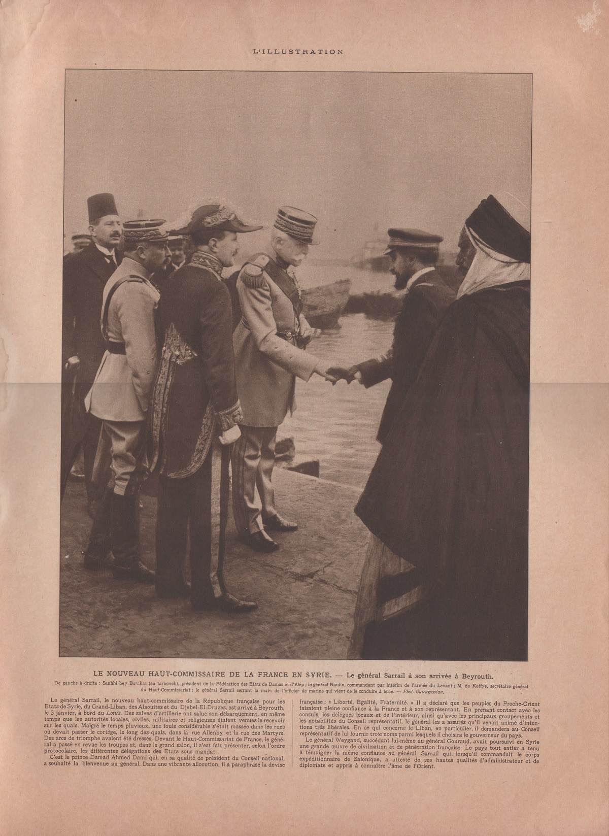 Haut-commisaire de la France en Syrie/La statue et son modele. …