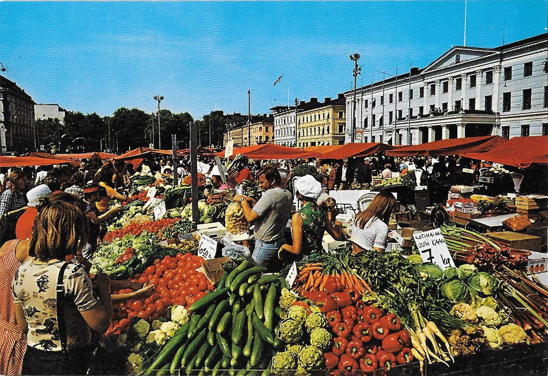 Helsinki. Market place. Non viaggiata