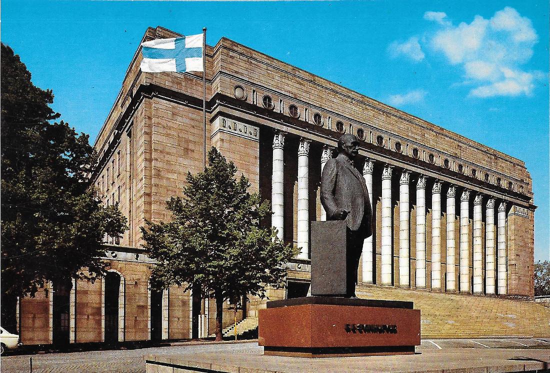 Helsinki. The House of Parliament. Non viaggiata