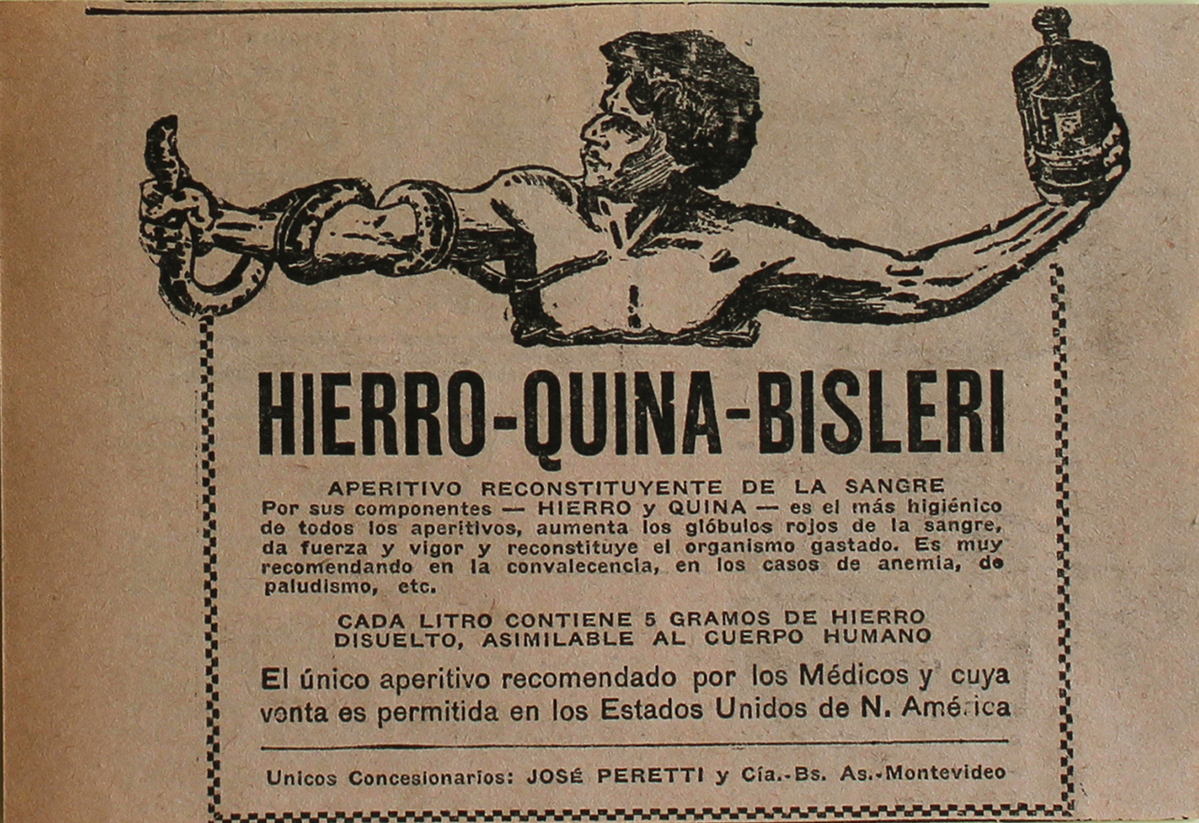 Hierro-Quina-Bisleri - Advertising 1922