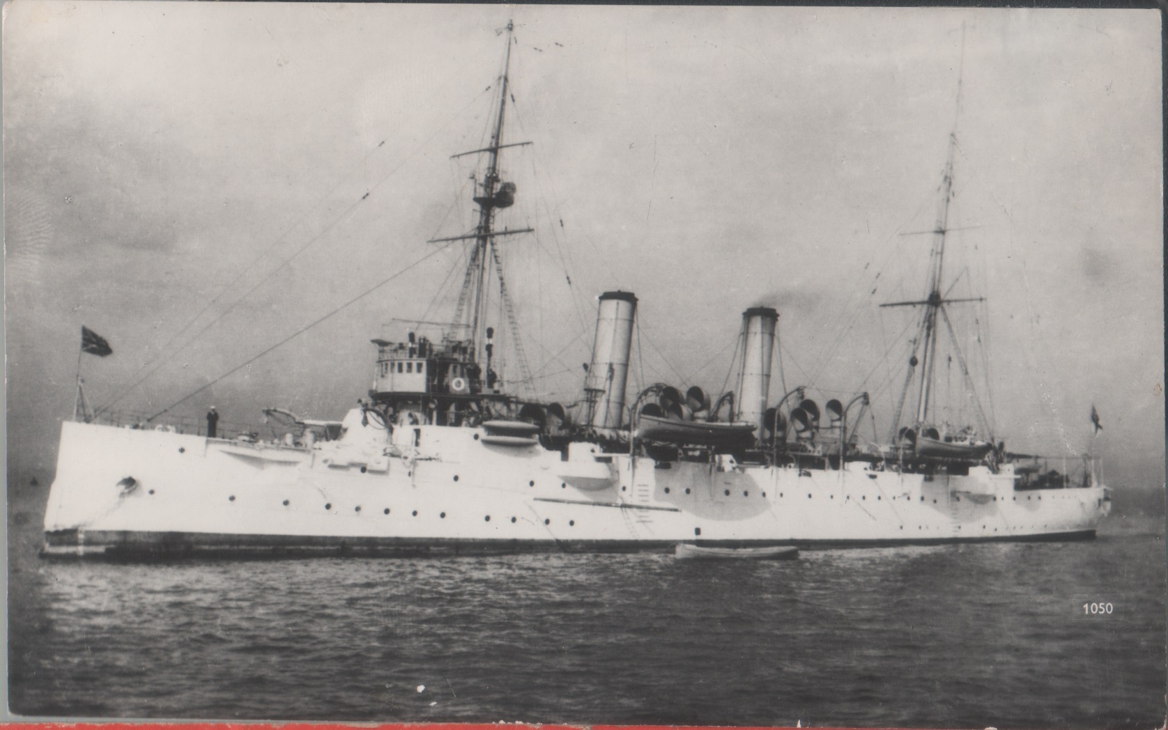 HMS Hermione (1893). Non viaggiata. Foto