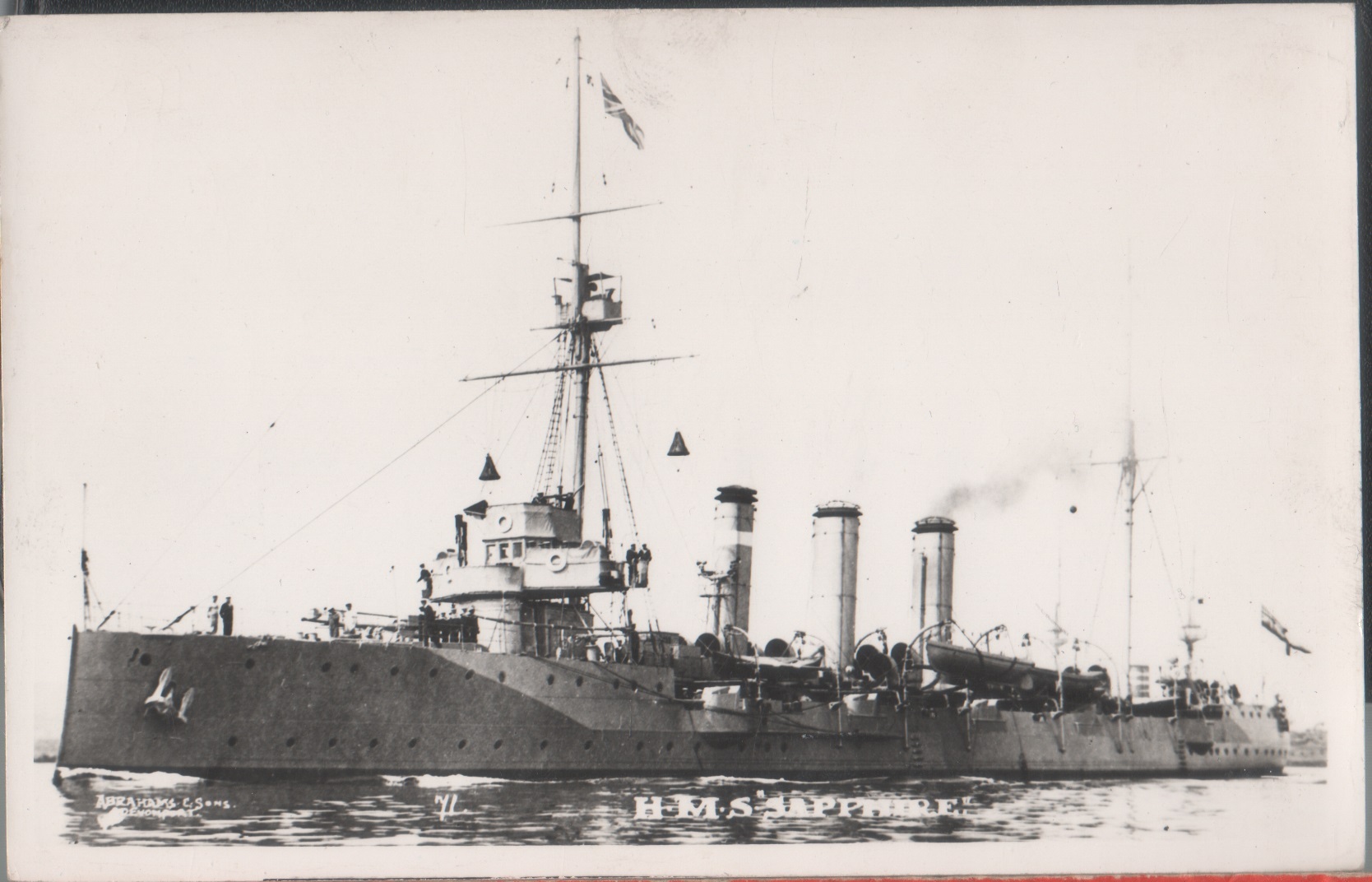 HMS Sapphire (1904). Photo