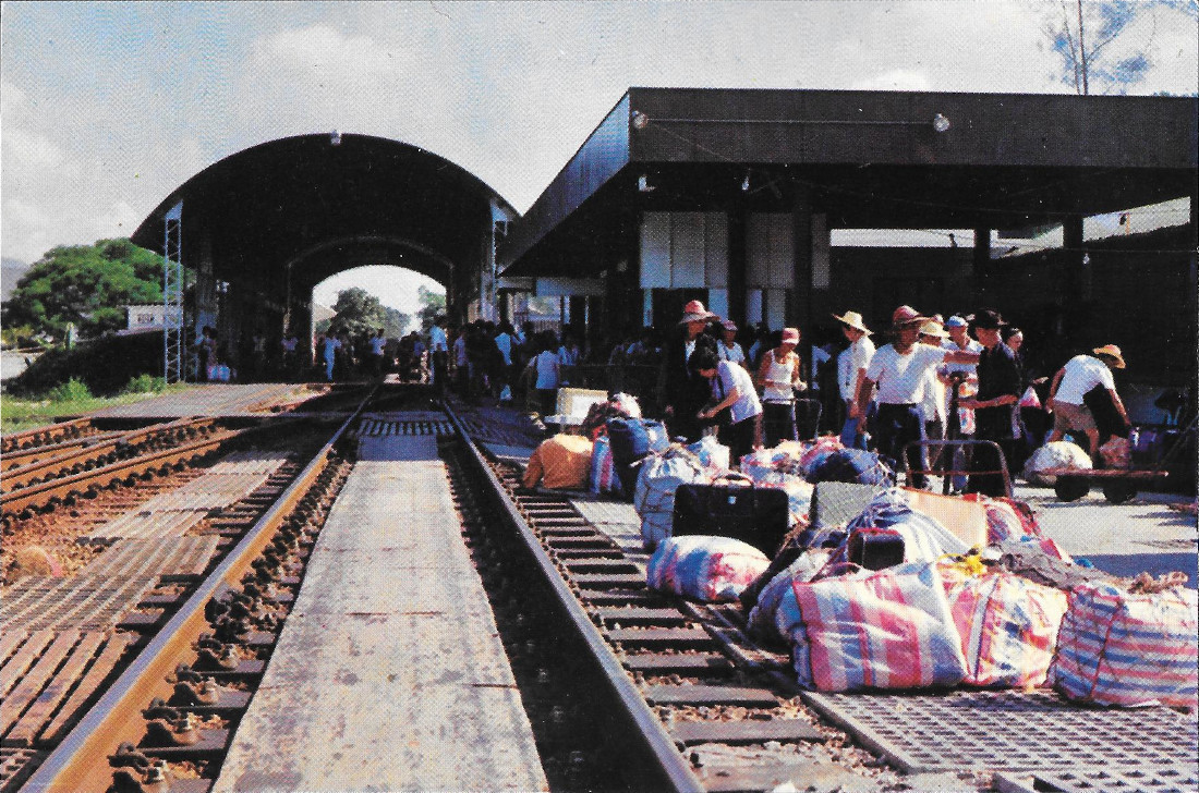 Hong Kong. Lo Wu Train Station. Non viaggiata