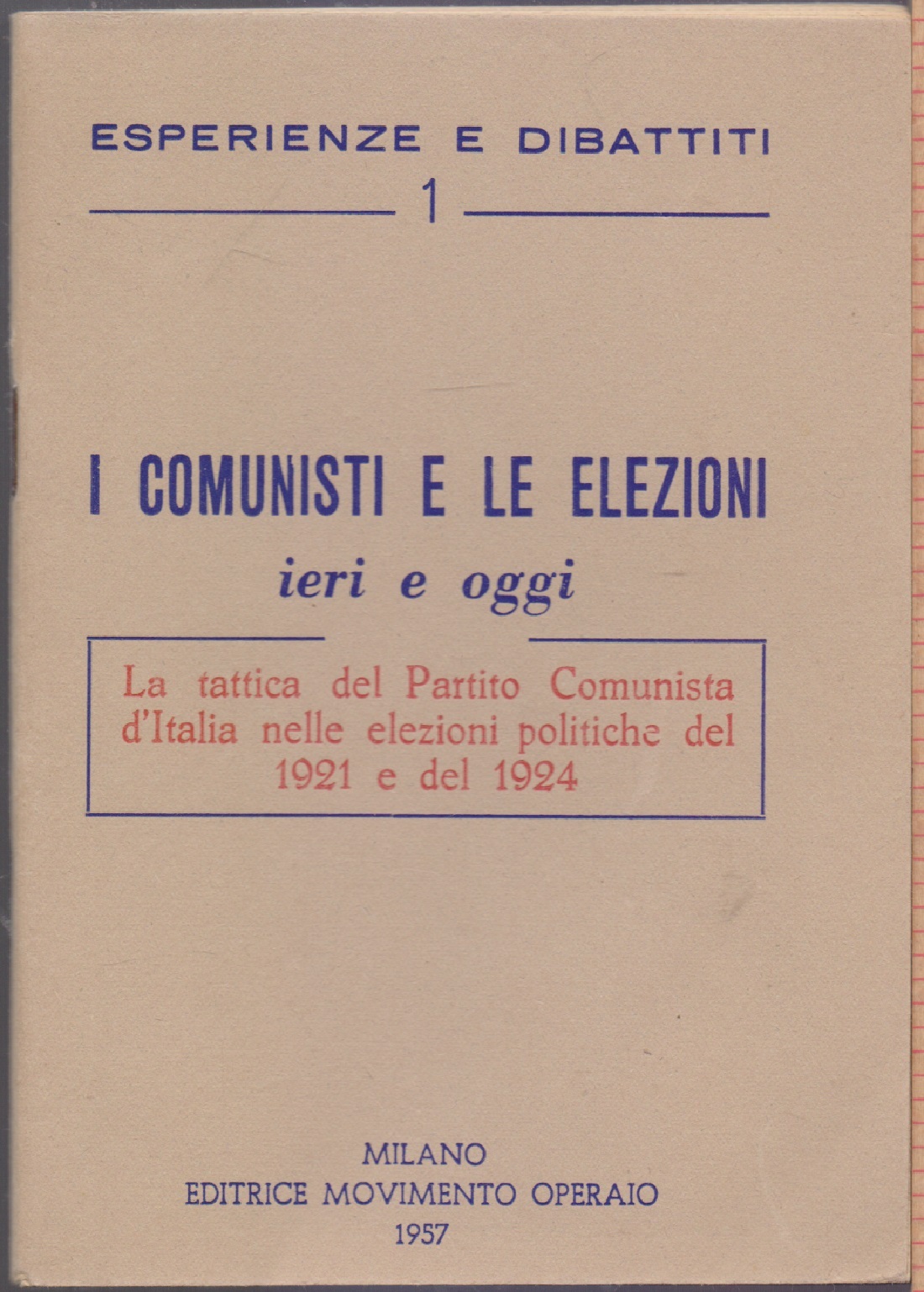I comunisti e le elezioni ieri e oggi. La tattica …
