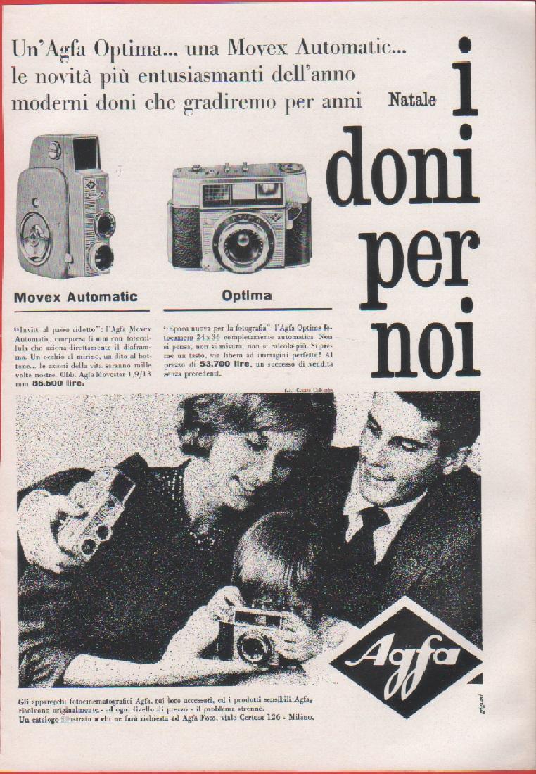 I doni per noi. Agfa. Pubblicita 1959