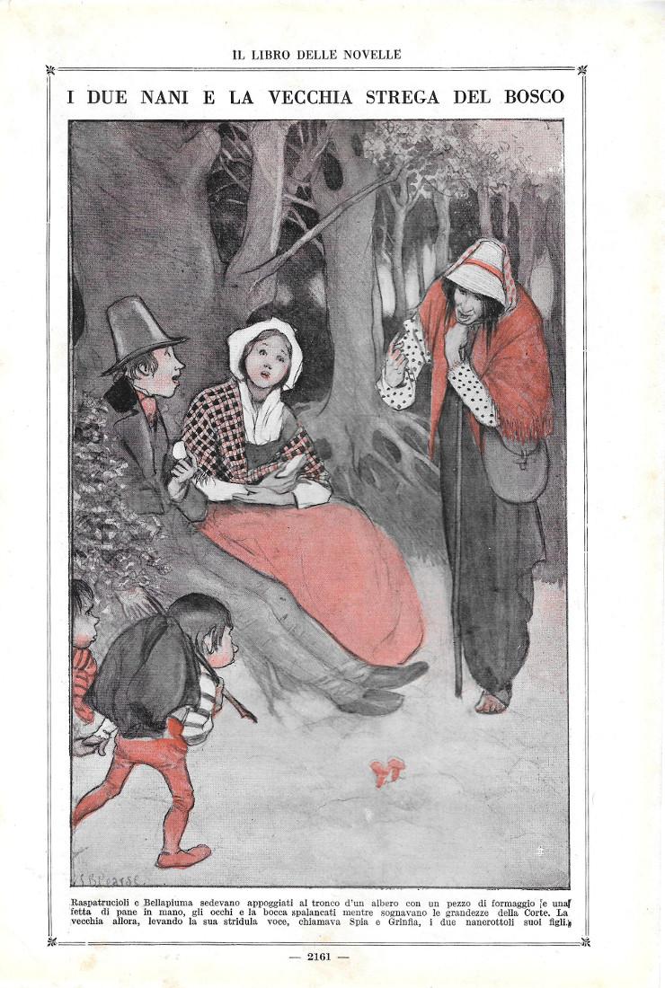 I due nani e la vecchia strega nel bosco. Stampa …