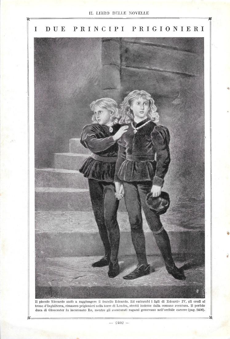 I due principi prigionieri (Edoardo e Riccardo figli di Edoardo …