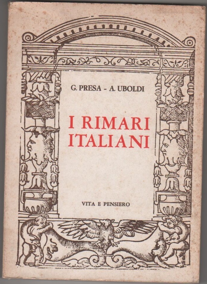 I rimari italiani - Presa G. Uboldi A.