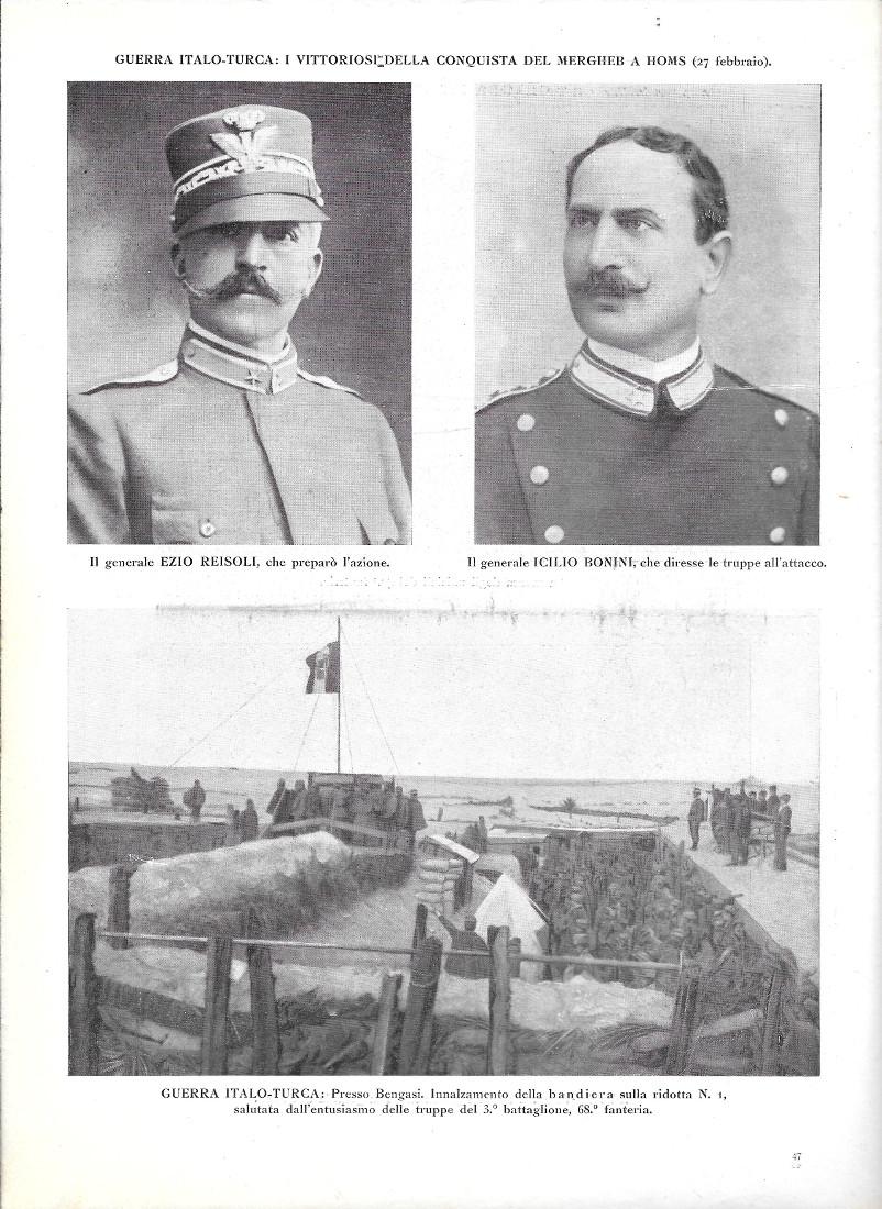 I vittoriosi del Margher a Homs/Aspetti della guerra Italo-Turca. Stampa …