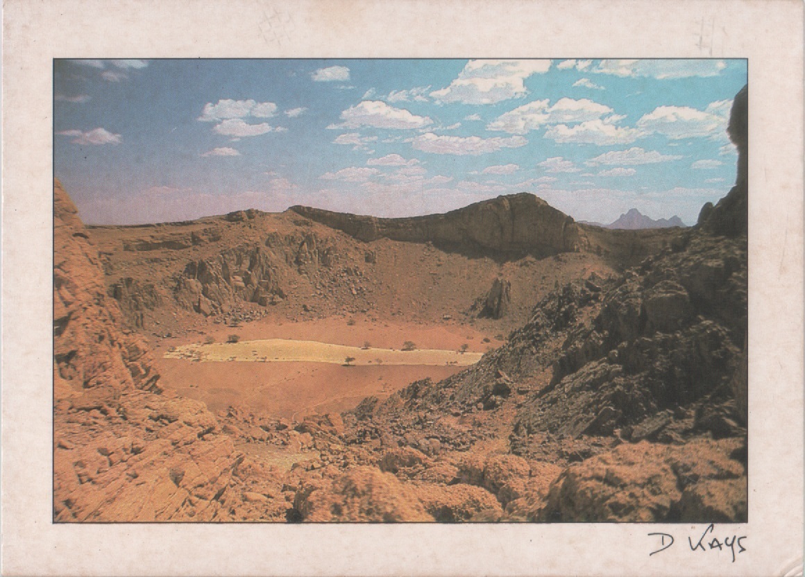 Ideles. Cratere Sud d'Ouksem. (Algeria). Non viaggiata