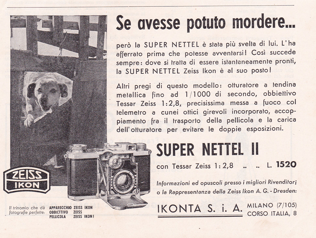 Ikota Super Nettel II - Advertising 1936