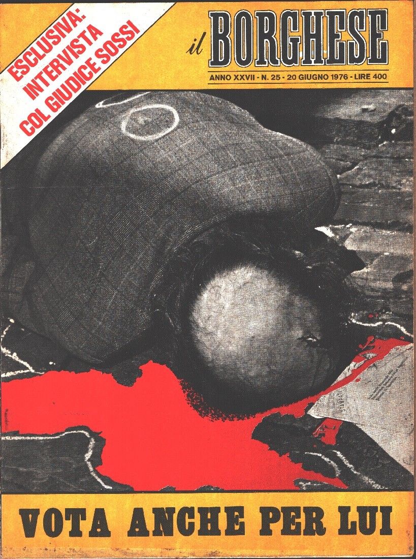 Il Borghese. n. 25. 20 giugno 1976. Anno XXVII
