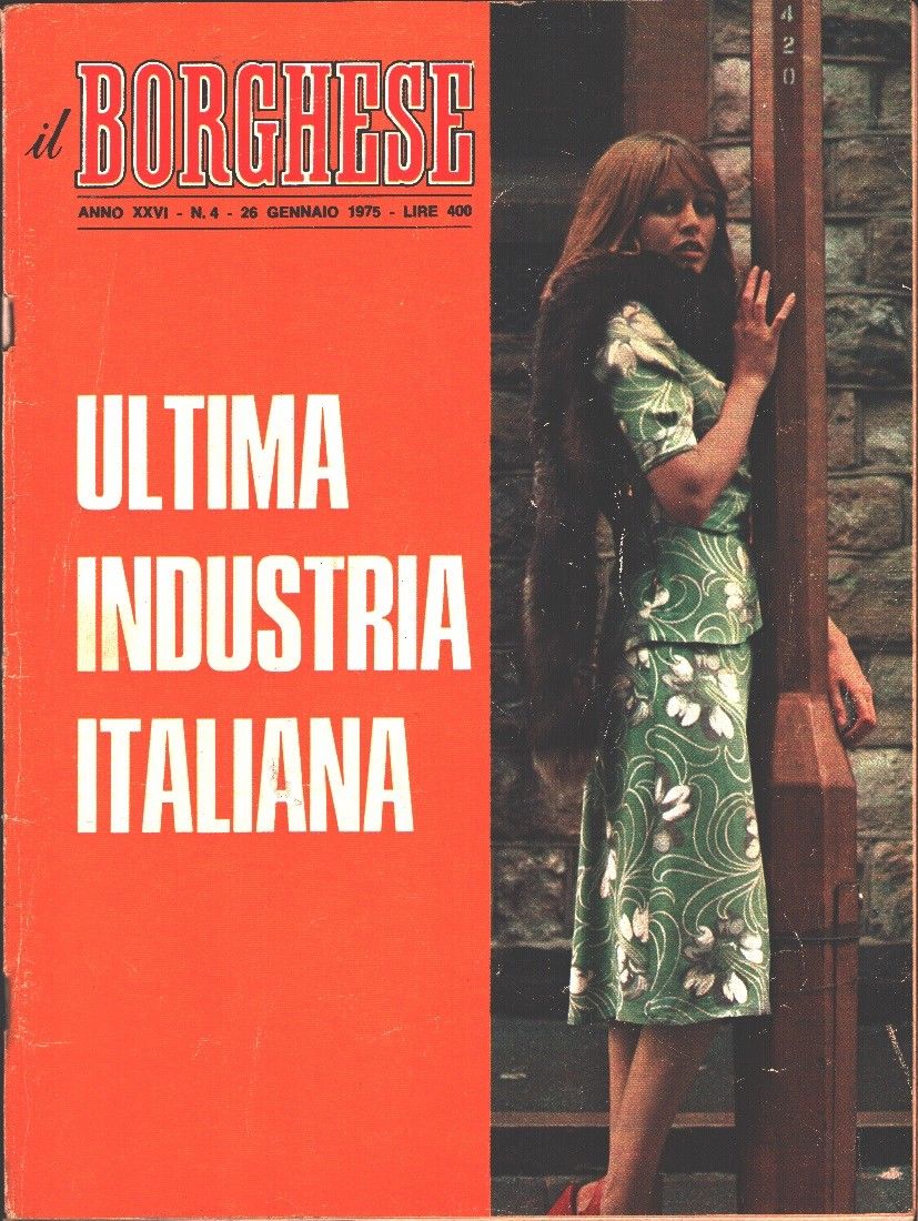 Il Borghese. n. 4. 26 gennaio 1975. Anno XXVI