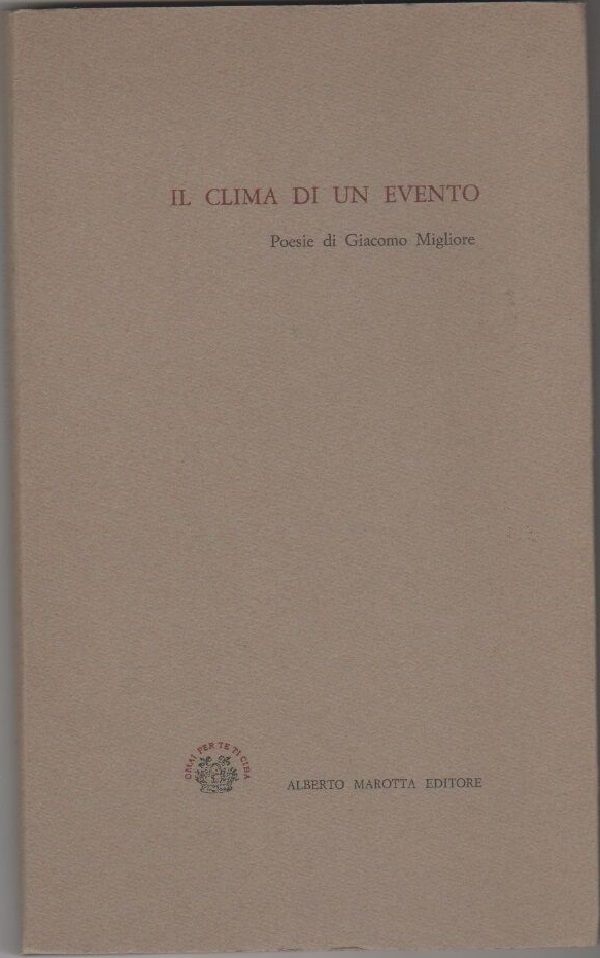 Il clima di un evento - Giacomo Migliore