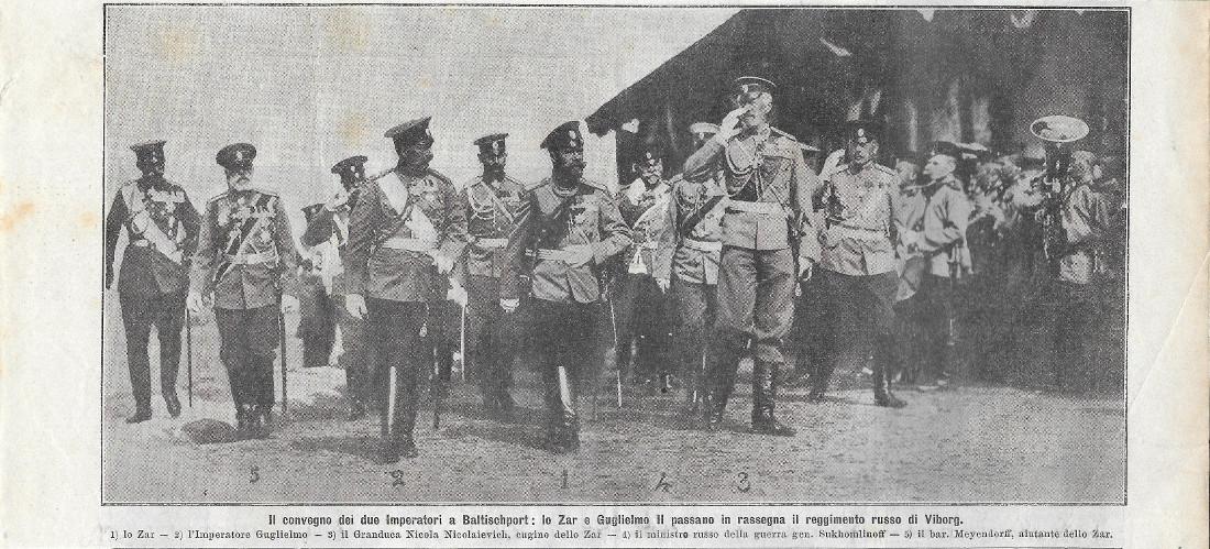 Il convegno dei due Imperatori a Baltischport: lo Zar e …
