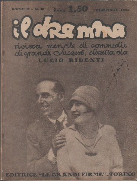 Il Dramma n^ 13 - dicembre 1926 - Editrice le …