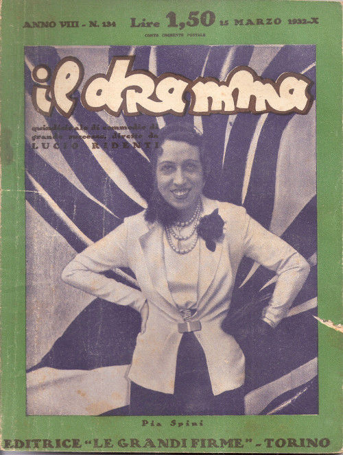 Il Dramma n^134 - 15 marzo 1932