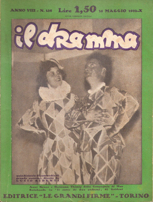 Il Dramma n^ 135 - 15 maggio 1932