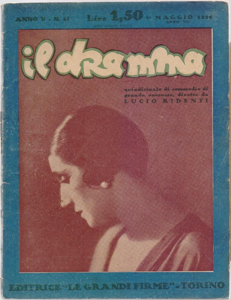 Il Dramma n^ 65 - 1 maggio 1929