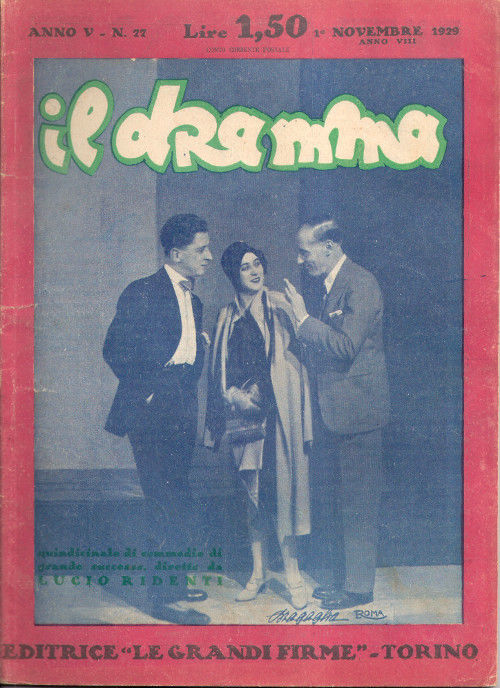 Il Dramma n^ 77 - 1 novembre1929