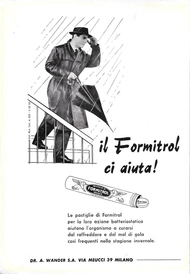 Il Formitrol ci aiuta. Advertising 1960