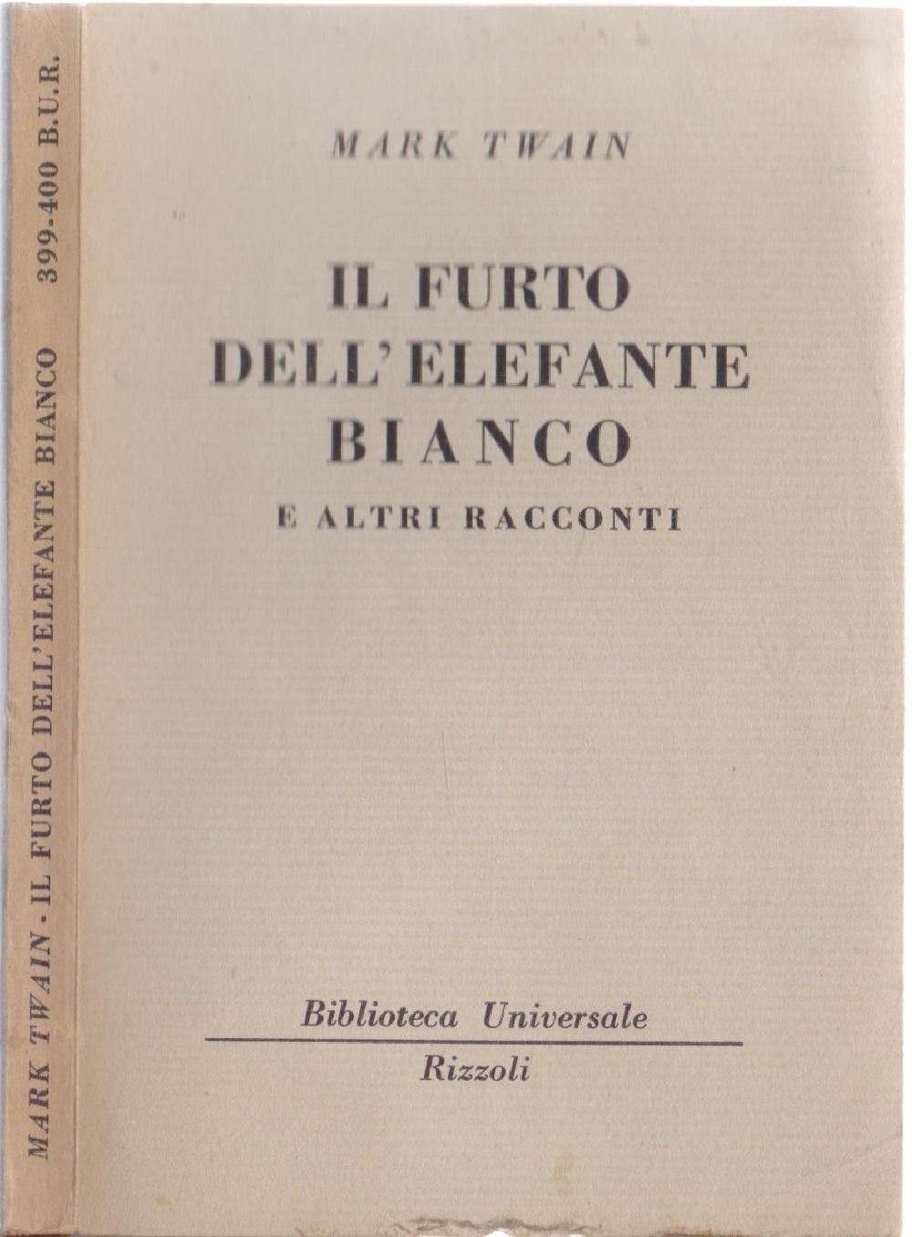 Il furto dell'elefante bianco e altri racconti (399-400 B.U.R.) - …
