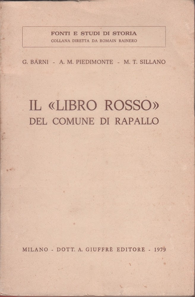 Il Libro rosso del comune di Rapallo