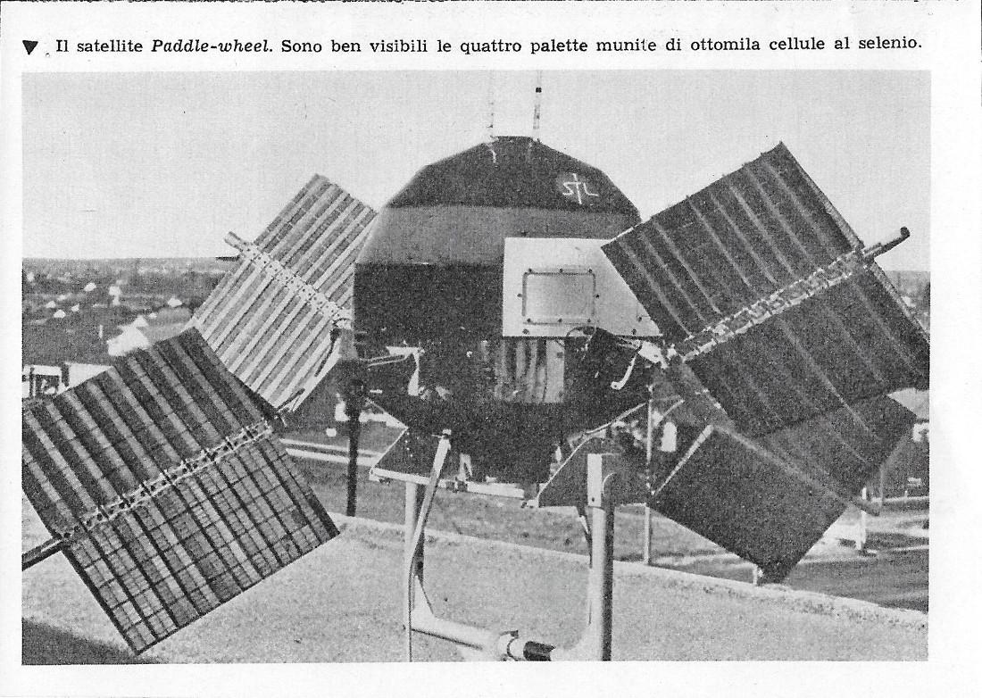 Il satellite Paddle-wheel. Stampa 1959