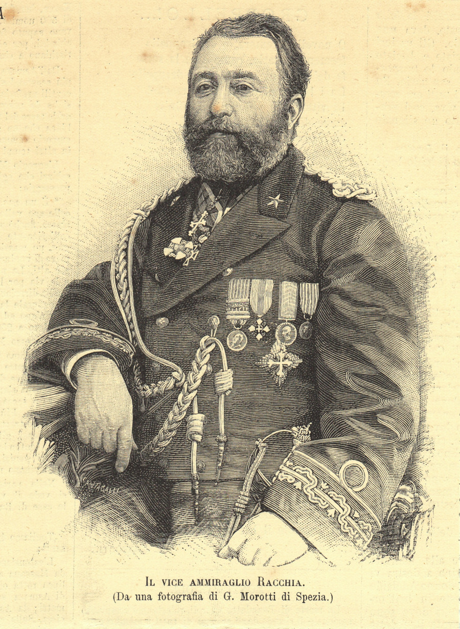 Il Vice Ammiraglio Racchia. Immagine 1889