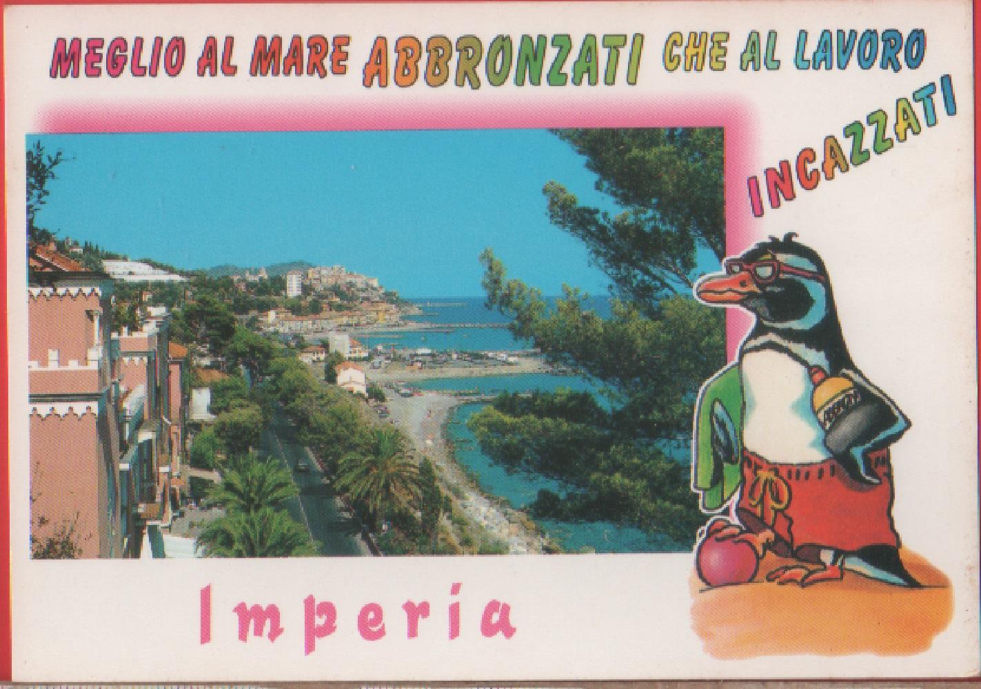 Imperia. Meglio al mare abbronzati...... Non viaggiata. Originale