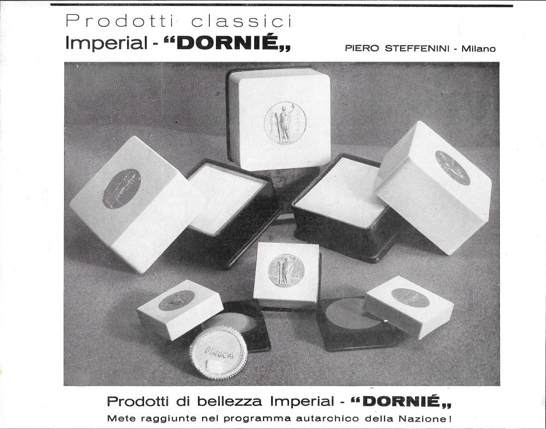 Imperial Dorniè. Prodotti di bellezza. Advertising 1939