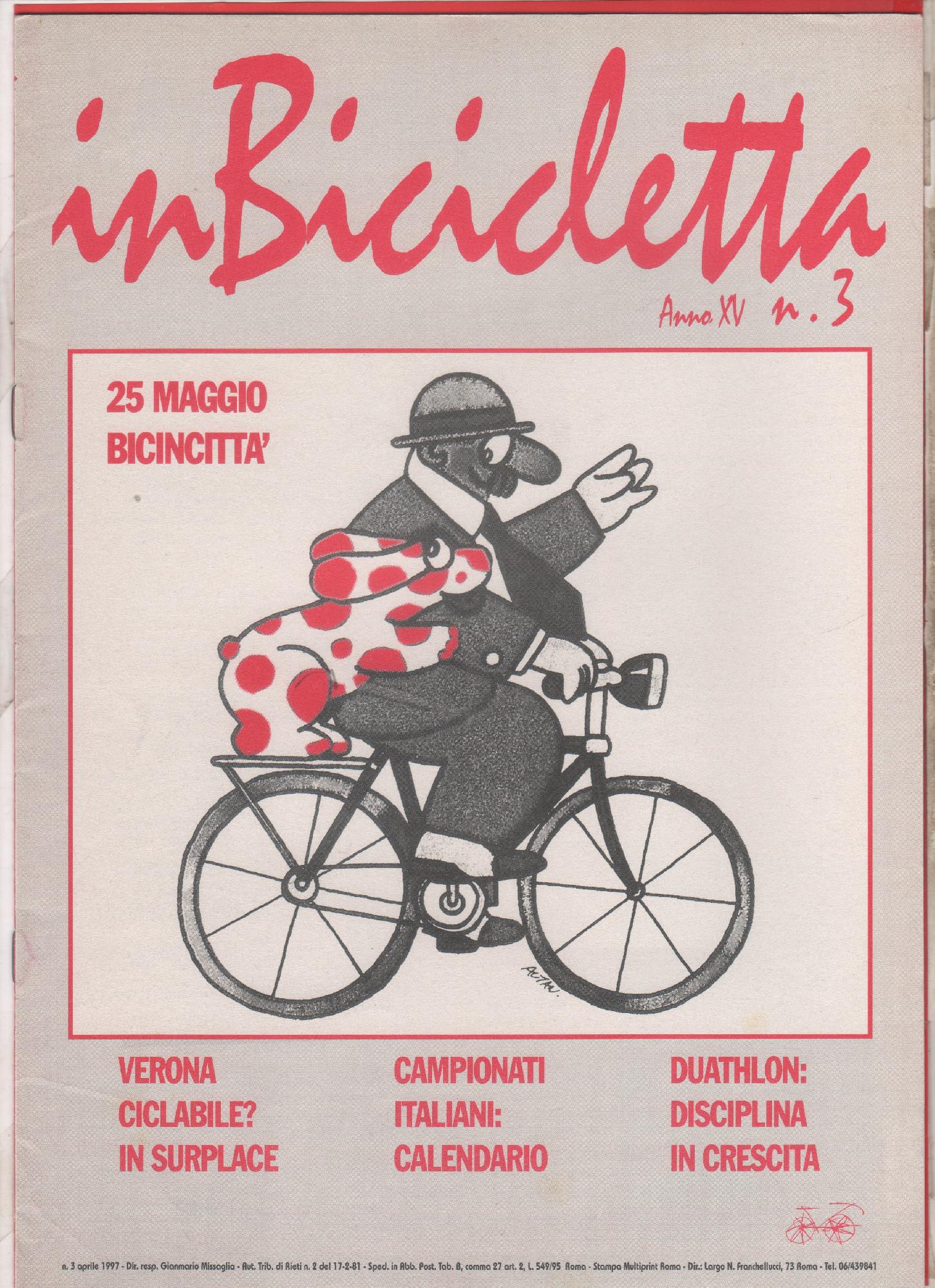 In bicicletta anno XV. n. 3/1997