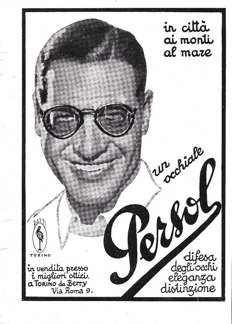 In città, ai monti, al mare un occhiale Persol. Pubblicità …