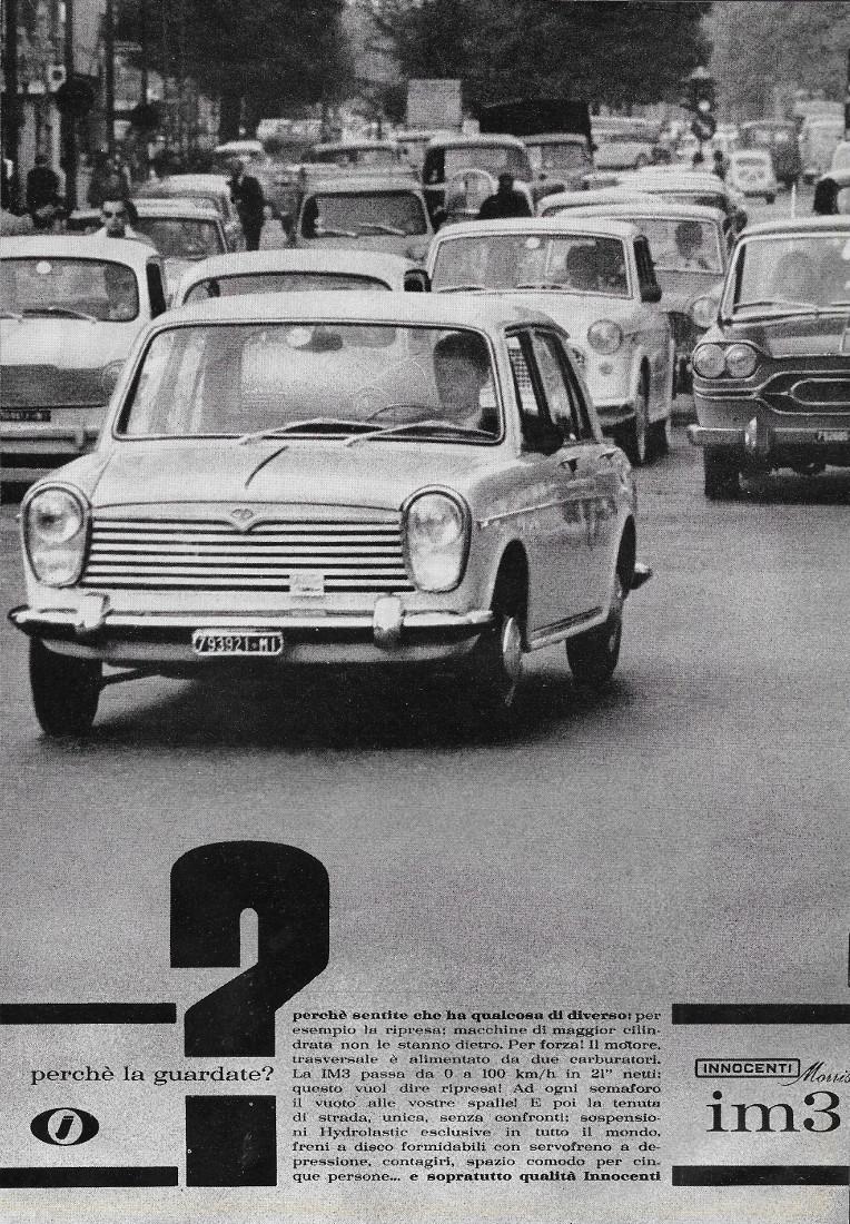 Innocenti Morris im3. Advertising 1963