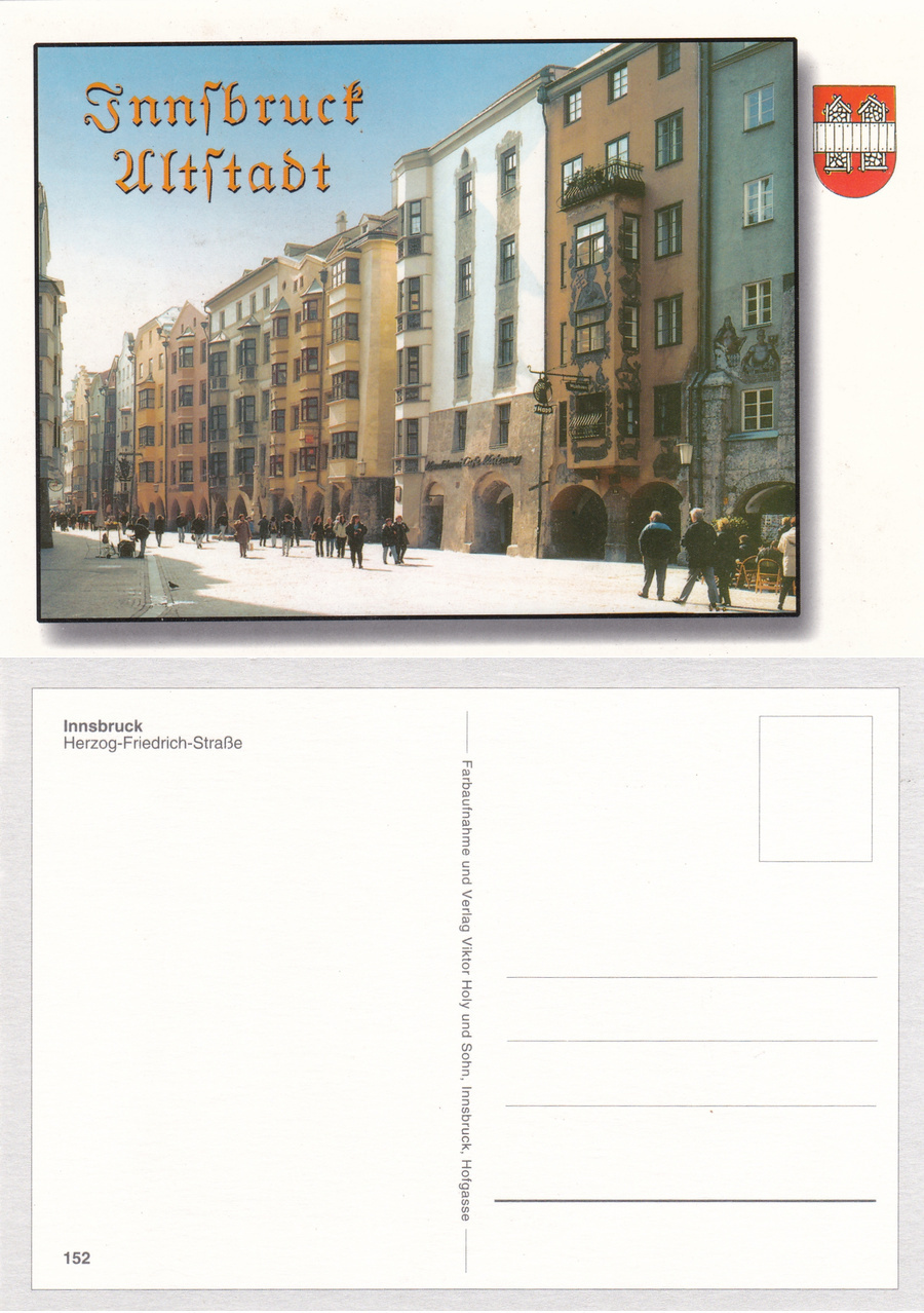 Innsbruck. Herzog-Friedrich-Strasse. Non viaggiata