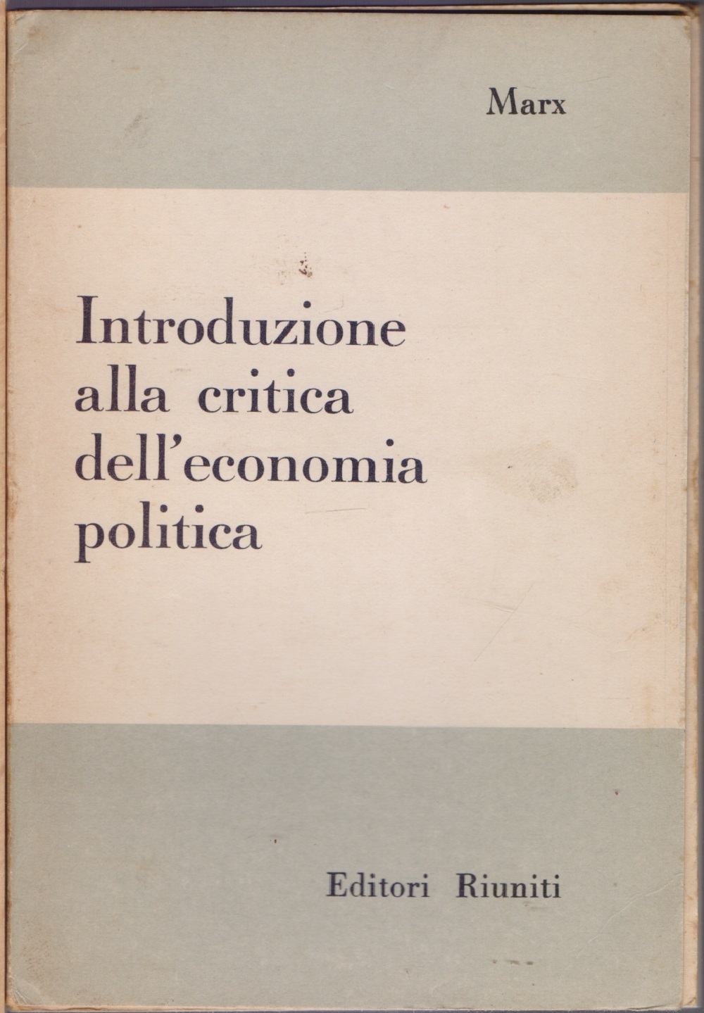 Introduzione alla critica dell'economia politica - Karl Marx
