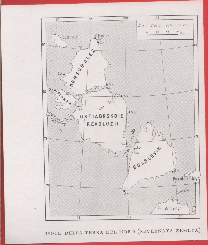 Isole della terra del nord (Severnaya Zemlya). Immagine 1937