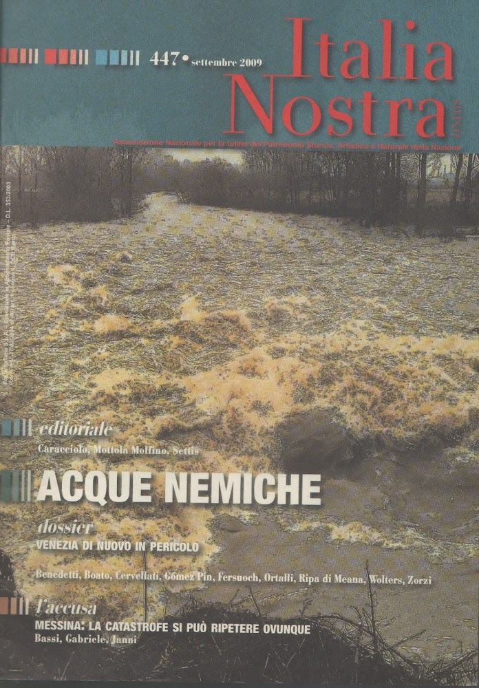 Italia Nostra. Bollettino n. 447, settembre 2009