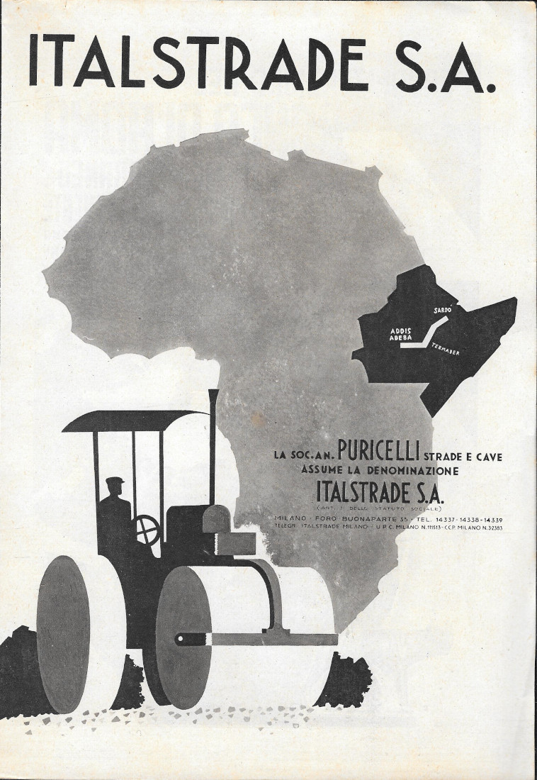 Italstrade SA / Banco di Roma - Advertising 1941